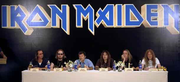 Iron Maiden Conference at JW Marriot Mumbai 