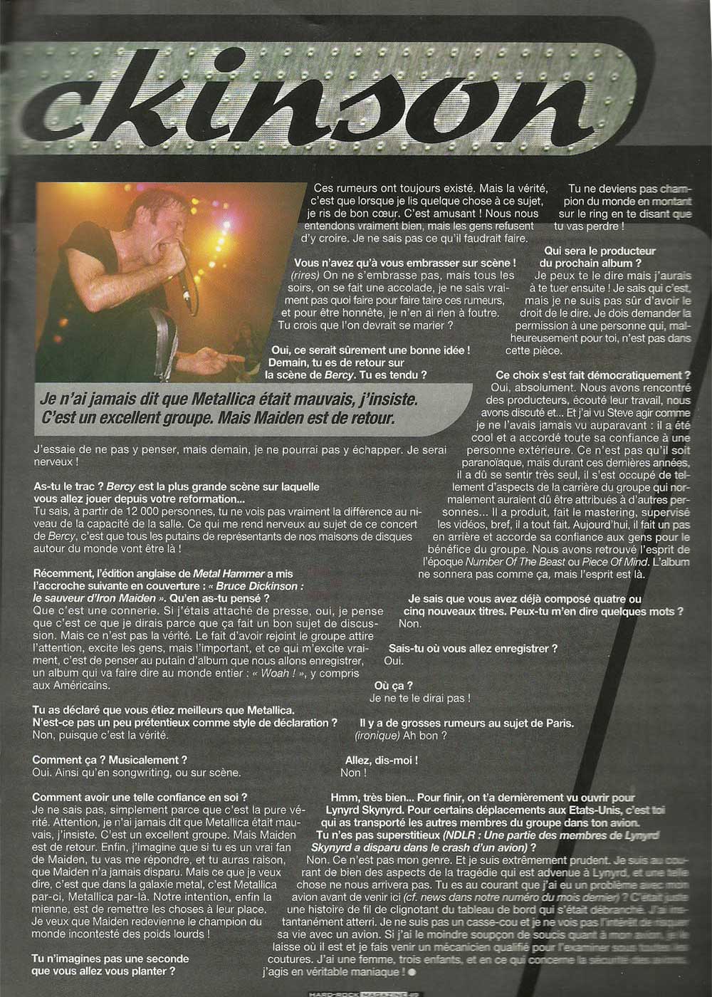 Hard Rock Magazine NS N°51 – Décembre 1999