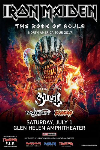 The Book Of Souls North American Tour 2017