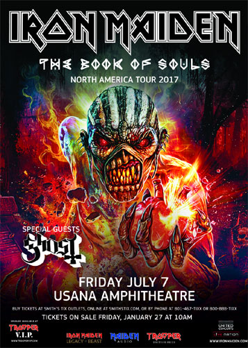 The Book Of Souls North American Tour 2017