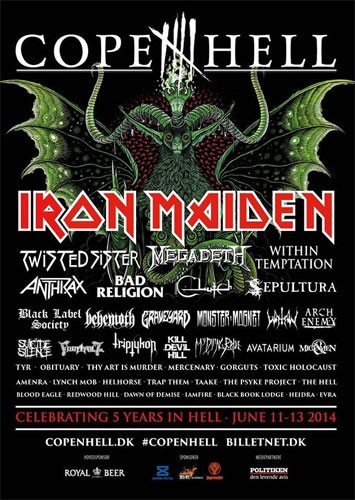 Maiden England Tour 2014 - Copenhell