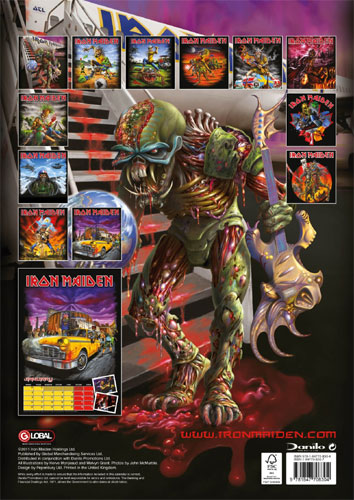 Iron Maiden Official Calendar
