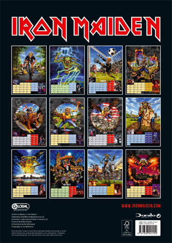 Iron Maiden Official Calendar