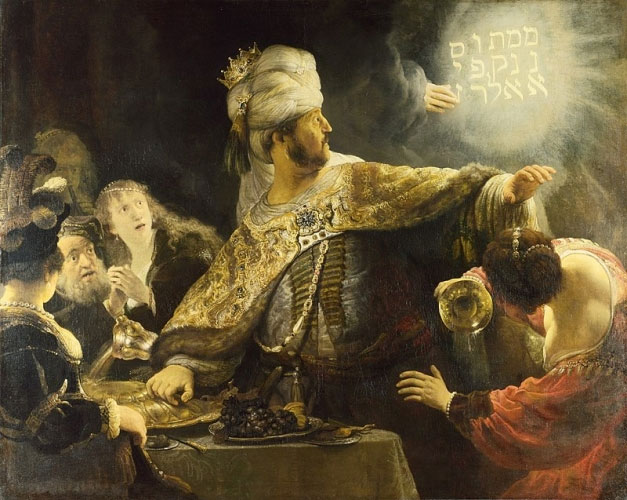 Le Festin de Blathazar - Rembrandt