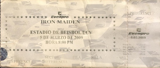 Somewhere Back In Time World Tour 2008/2009
